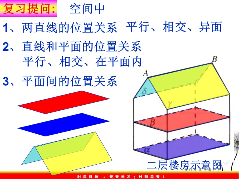 高一数学：1.5.2《平行关系》课件 （北师大必修2）_第3页