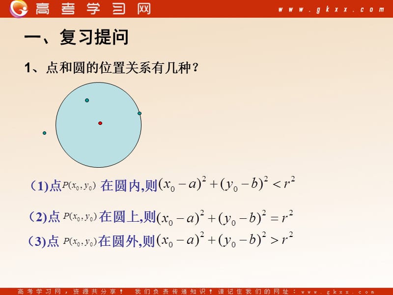 高中数学《直线与圆的位置关系》课件2（10张PPT）（北师大版必修2）_第3页