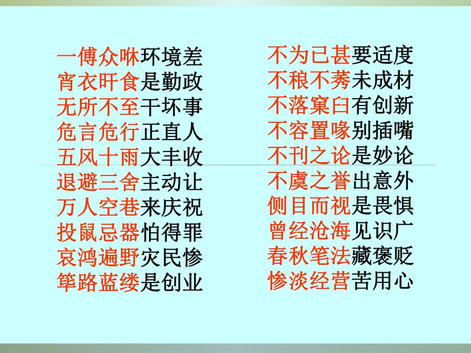 《高中语文教学资料》成语记忆口诀_第1页