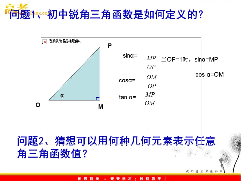 高中数学：1.2.2《单位圆与三角函数线》课件（新人教B版必修4）_第3页