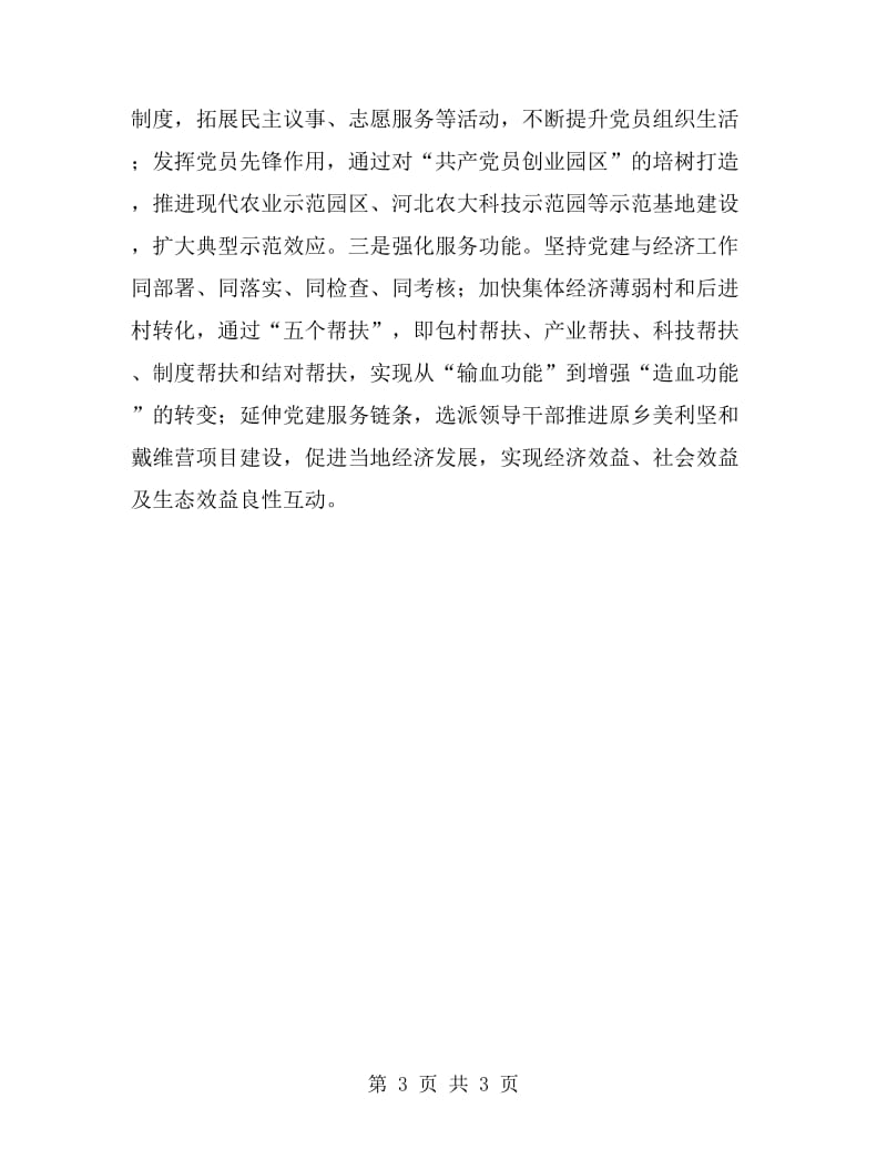 村书记基层党建述职报告_第3页