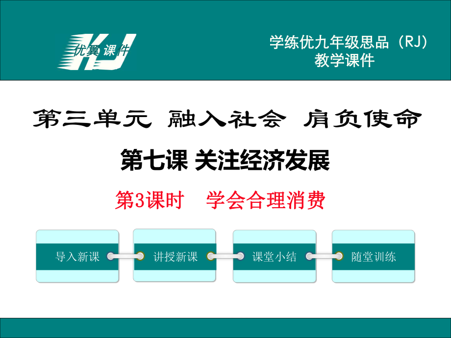 九年級(jí)思品全冊(cè)(人教版)教學(xué)課件-第3課時(shí)學(xué)會(huì)合理消費(fèi)_第1頁(yè)