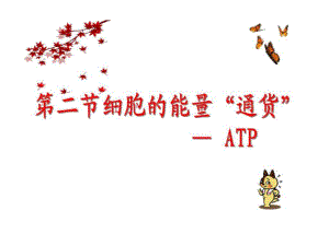 《細(xì)胞的能量“通貨”──ATP》(完成)