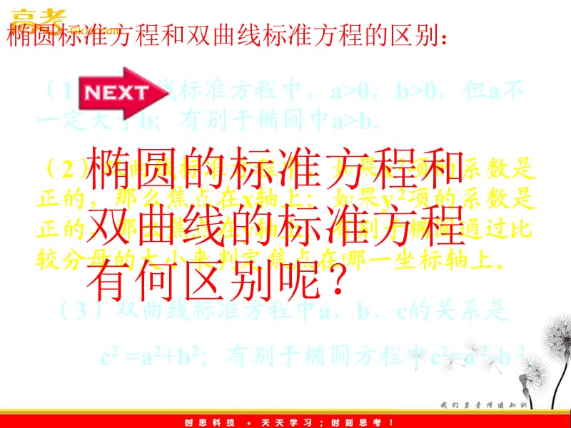 高二数学 2.3.2《双曲线的标准方程和几何性质》课件（新人教A版选修2-1）_第3页