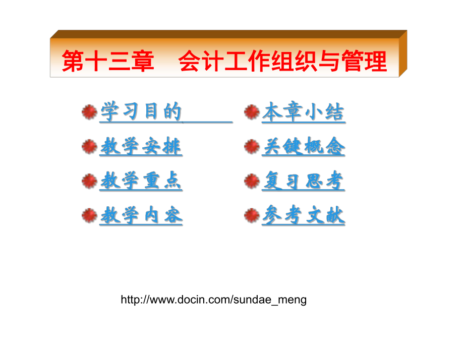 会计工作组织与管理PPT_第1页