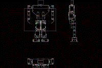 人形仿生機(jī)器人雙足行走機(jī)構(gòu)設(shè)計(jì)【說(shuō)明書+CAD+PROE】