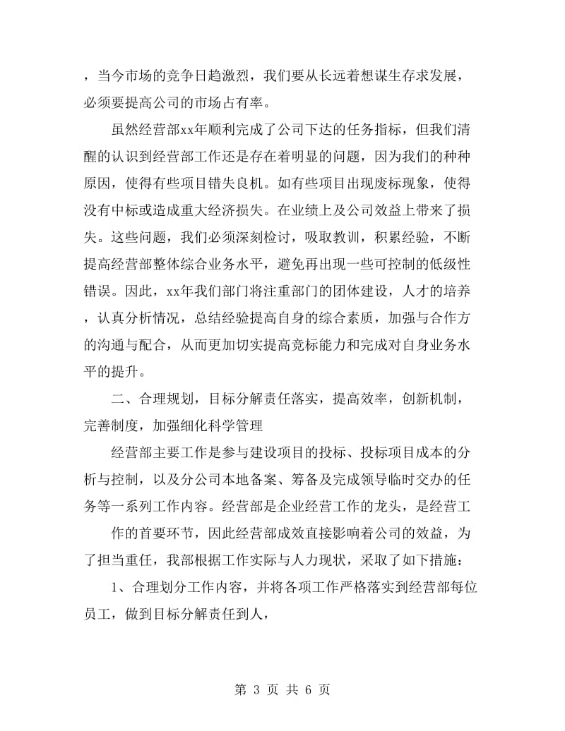 公司年度工作总结与计划_第3页