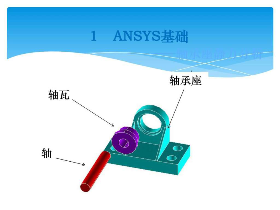 基于ANSYS的轴承座分析_第1页