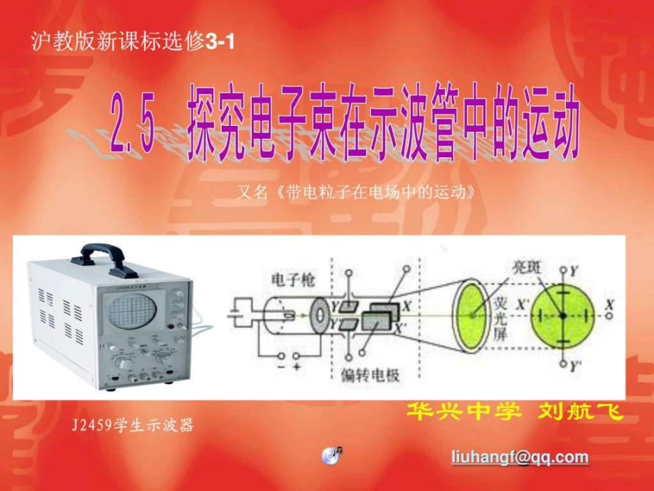 探究电子束在示波管中的运动_第1页