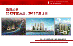 天津海河华鼎2012年度总结、2013年度计划
