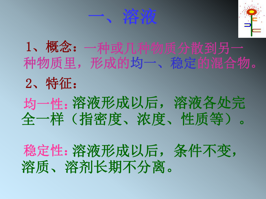 新課標(biāo)初中化學(xué)專題復(fù)習(xí)課件《溶液》_第1頁(yè)