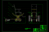 三星轮式可爬楼梯轮椅车设计【含CAD图纸、SW三维建模】