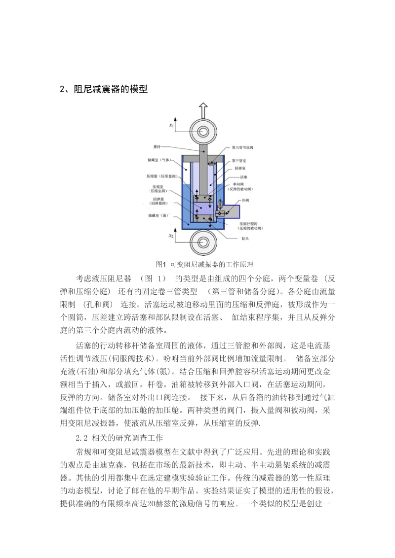 减震器的高频第一原理模型及其伺服液压试验机外文文献翻译、中英文翻译_第3页