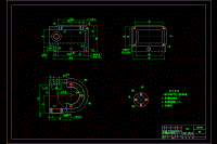 K327-蝸輪減速器箱體 機(jī)械加工工藝及鉆4個(gè)M8螺紋孔夾具設(shè)計(jì)【含CAD圖紙、工序卡、說明書】