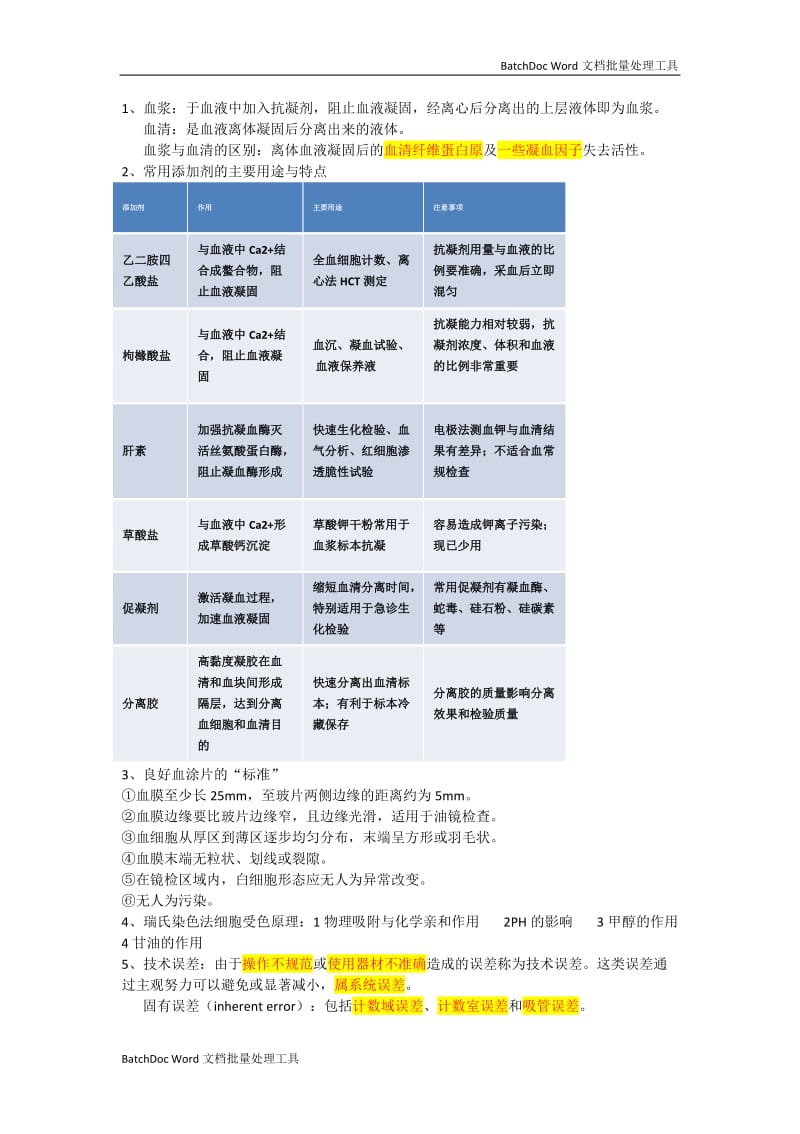 临床基础检验学重点_第1页