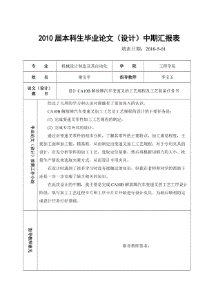 CA10B解放牌汽車第四速及第五速變速叉加工工藝及鉆φ19孔夾具設(shè)計(jì)-版本3帶圖紙