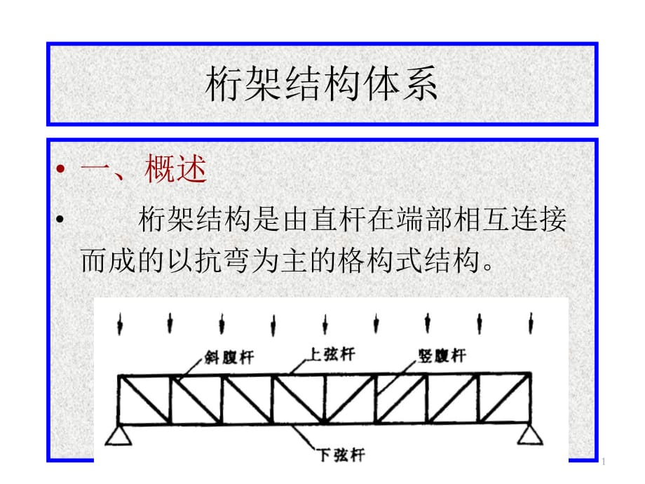 桁架結(jié)構(gòu)體系_第1頁(yè)