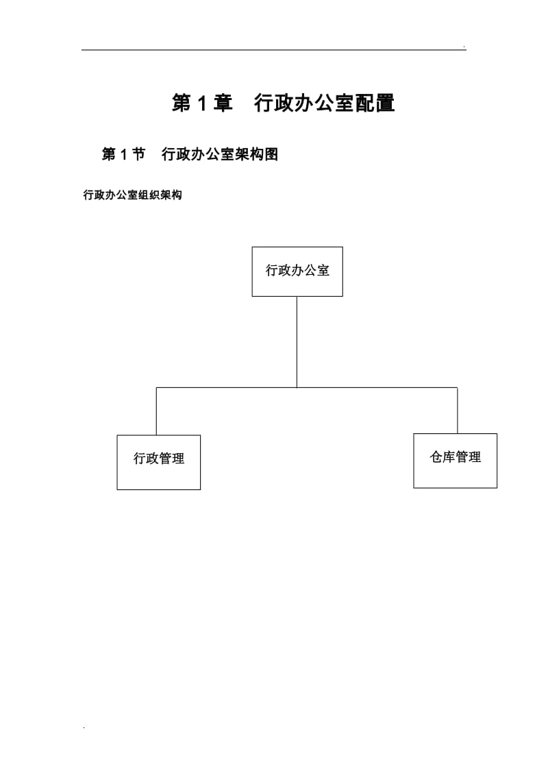 行政办公室管理手册_第1页