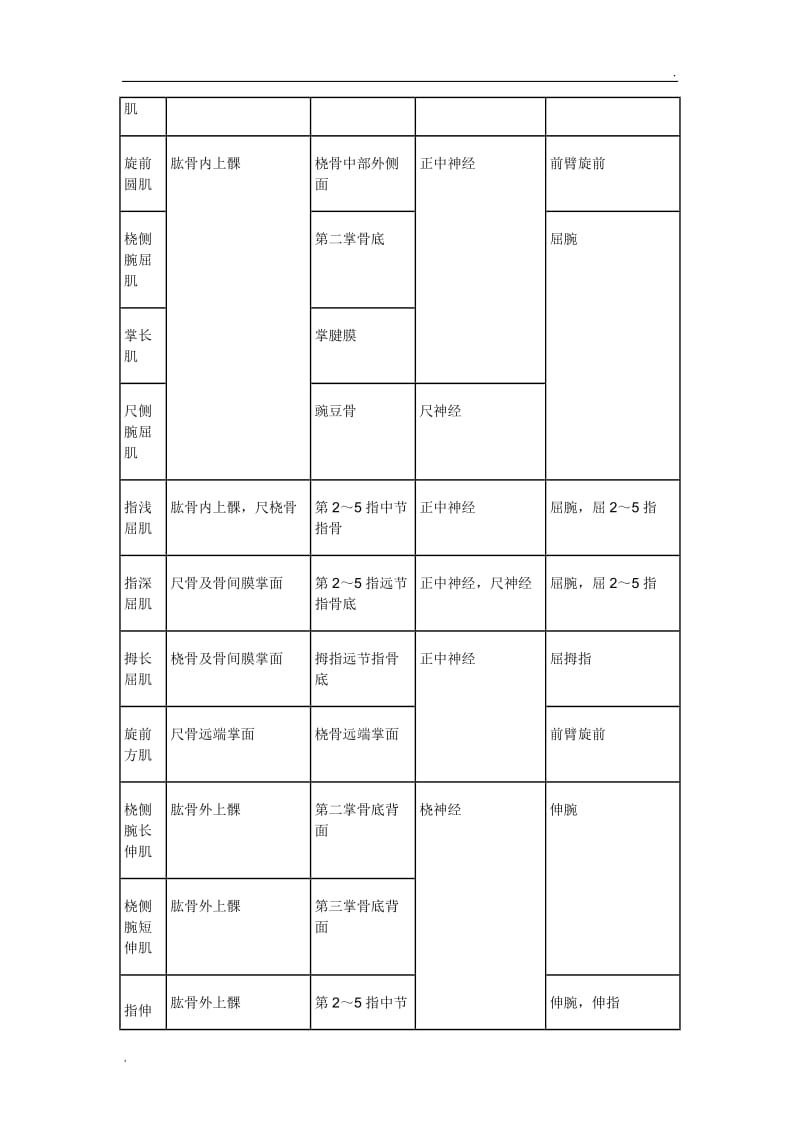 肌肉的起止点及神经支配总结_第2页