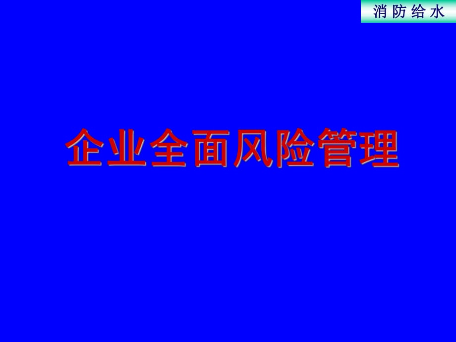 企業(yè)全面風險管理ppt_第1頁