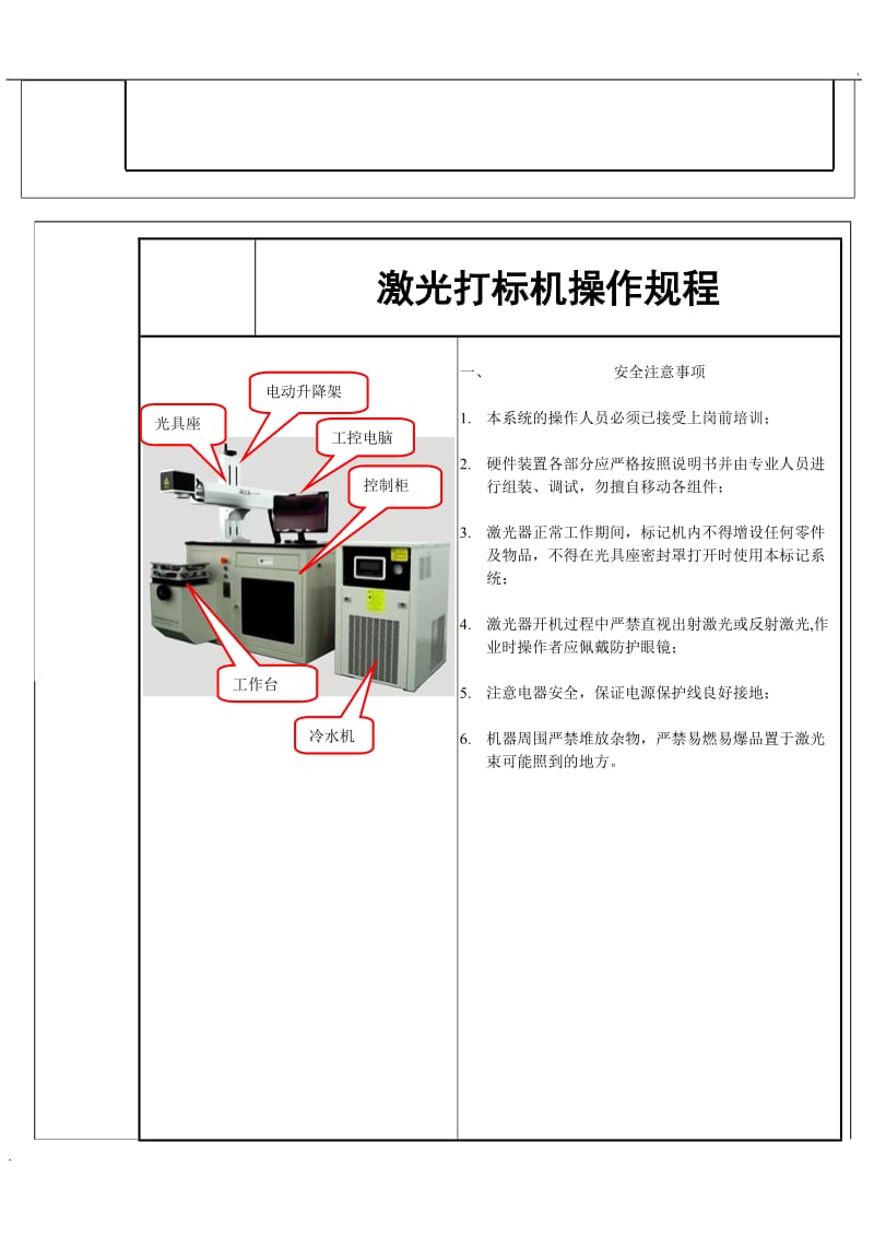 激光打标机操作规程_第2页