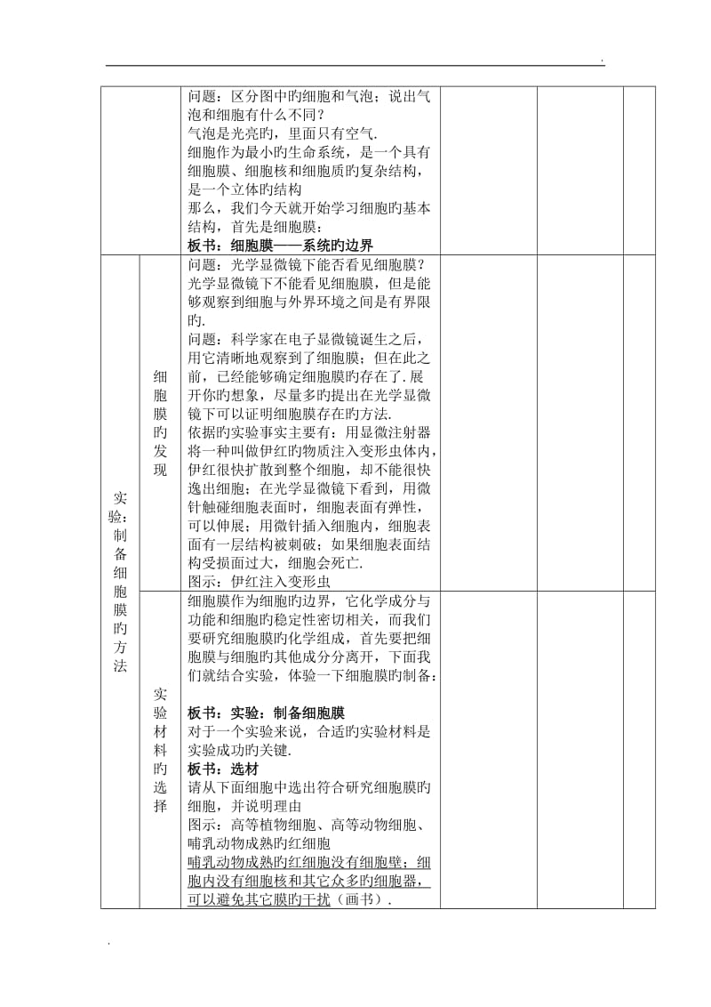 生物.人教新课件3.1细胞膜-系统的边界教案_第2页