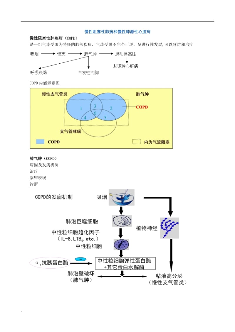 慢性阻塞性肺病和慢性肺源性心脏病_第1页