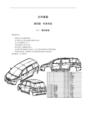 汽車車身系統(tǒng)