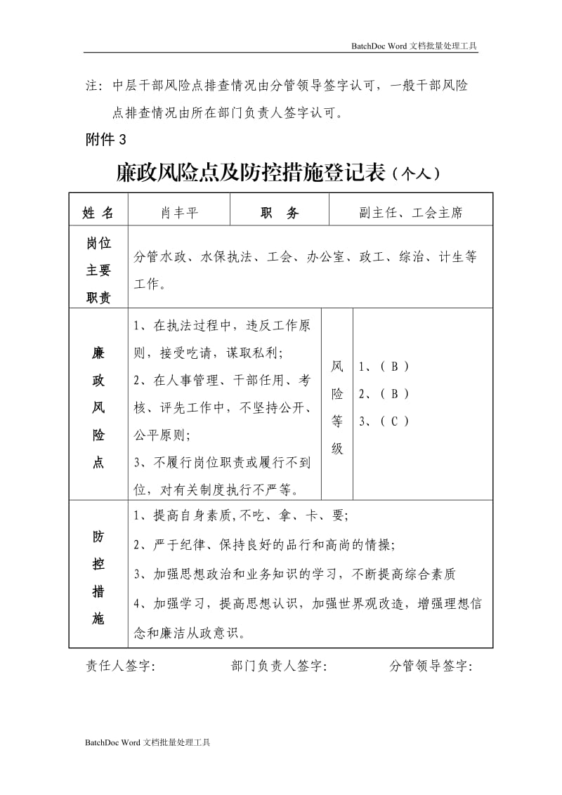 廉政风险点及防控措施登记表_第3页