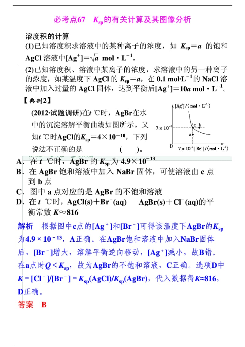 溶解平衡图像_第1页