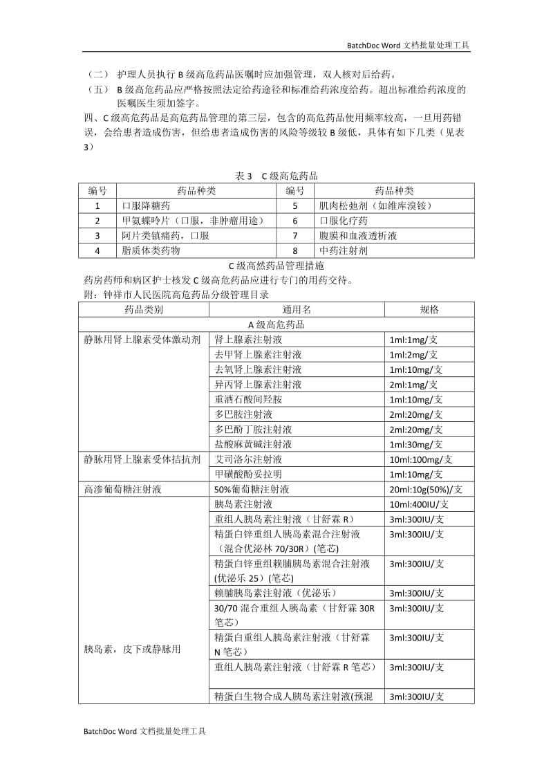 高危药品分级_第2页