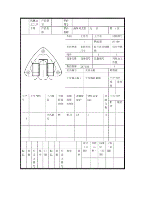 操縱桿支架工藝及加工底面銑削夾具設(shè)計(jì)帶圖紙