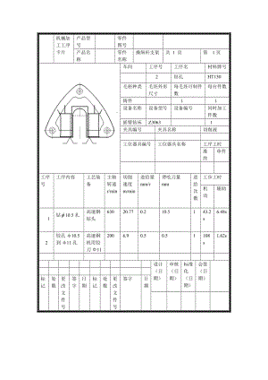 操縱桿支架工藝及鉆3-Ф11孔夾具設(shè)計(jì)帶圖紙