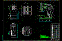 机械冲床设计含SW三维及14张CAD图