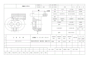 YE052-雙孔環(huán)形泵體加工工藝及鉆底面4-φ10孔夾具設(shè)計(jì)