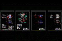 飛錘支架的夾具設計四張圖紙和說明書