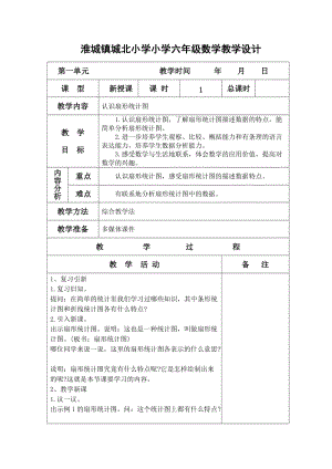 六年級下冊數(shù)學教學設計