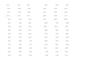 一年級上冊數(shù)學口算