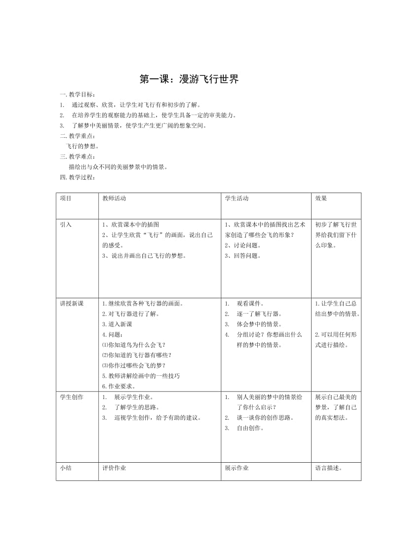 岭南版一年级下册美术教案(全册)_第1页