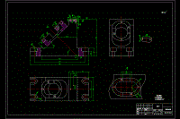 齒輪泵泵蓋的鉆Ф4斜孔夾具設(shè)計及加工工藝裝備含非標6張CAD圖