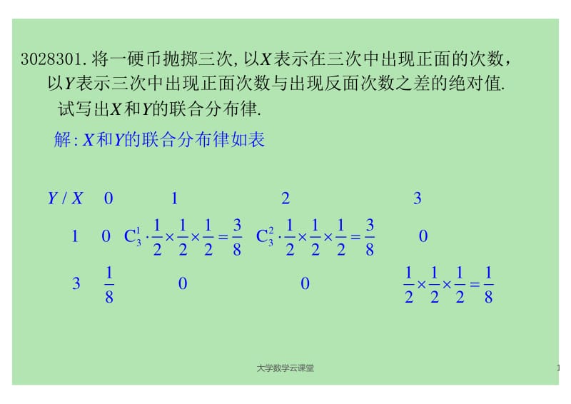 概率論與數(shù)理統(tǒng)計第三章隨機向量習題詳解.pdf_第1頁