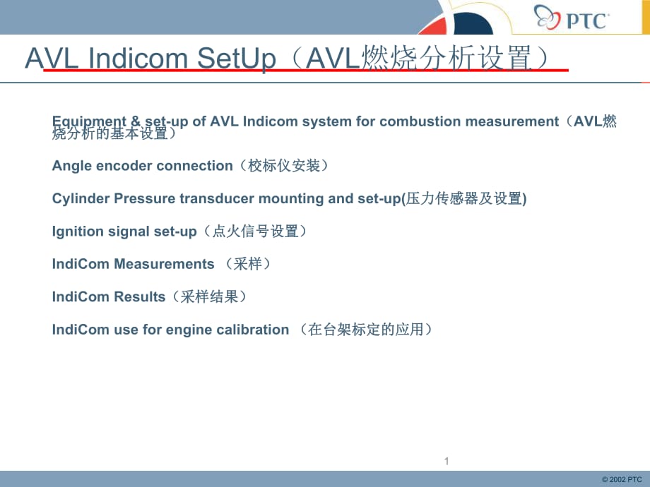 AVL燃烧分析及在标定的应用培训_第1页