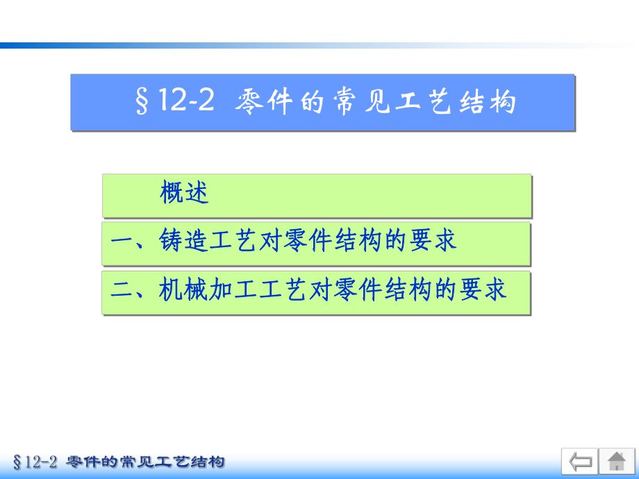 画法几何及机械制图-零件的常见工艺结构_第1页