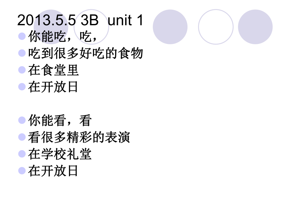 朗文3B 1-4单元 课堂笔记_第1页