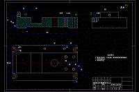 支架的钻Φ30孔夹具设计及加工工艺装备规程含4张CAD图