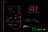 左支座加工工藝和鉆M8螺紋孔夾具設計【含CAD+PDF圖紙】
