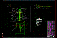 立式低速精密分级机CAD图纸
