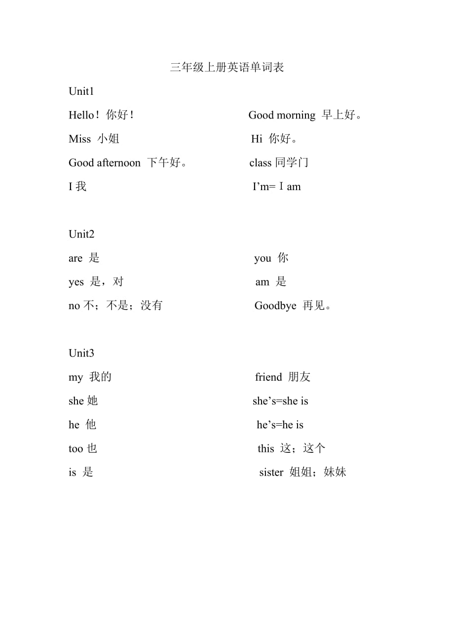 蘇教版三年級(jí)英語(yǔ)單詞表_第1頁(yè)