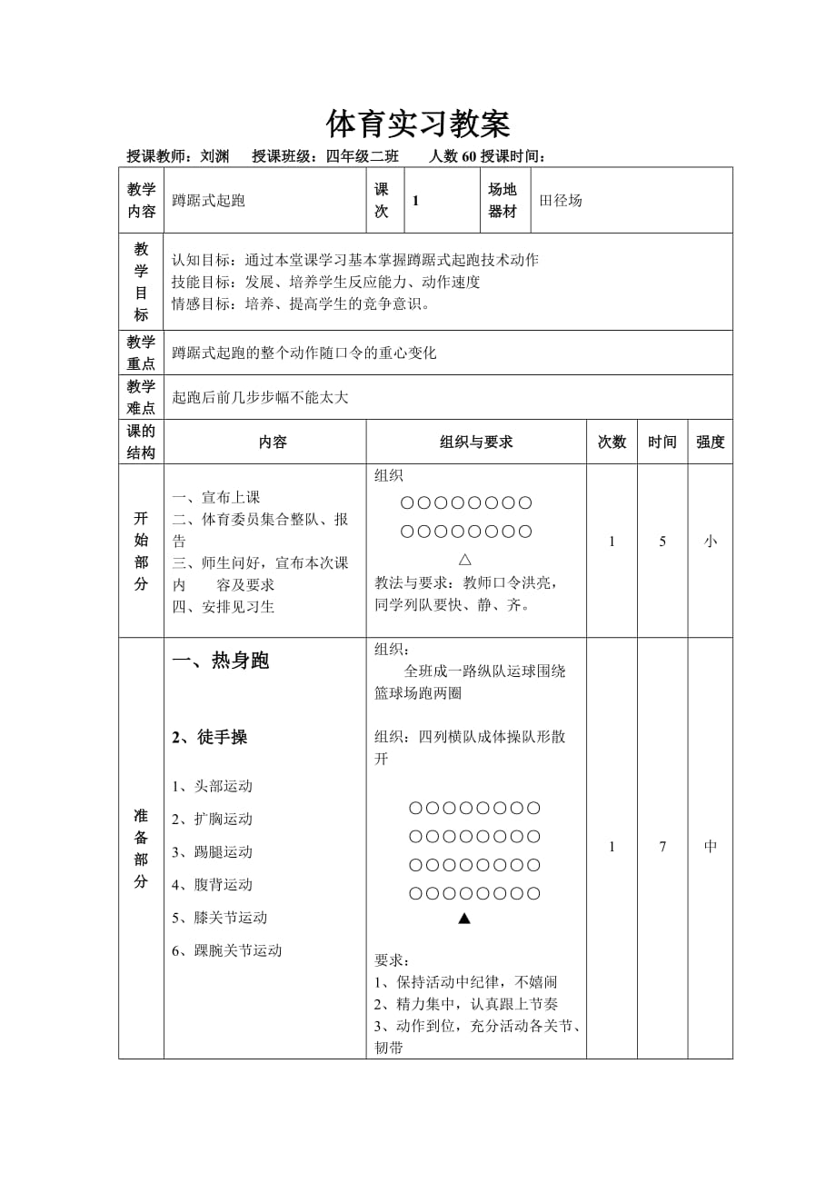 小学蹲踞式起跑教案.._第1页