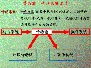 傳動系統(tǒng)設(shè)計(jì)